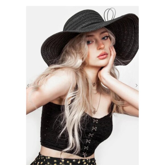 NWT DISTURBIA Freya Broderie Bralet US sz 16 - Picture 3 of 11